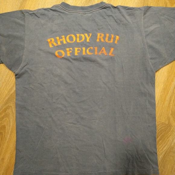'90s vintage Rhody Run official t-shirt large royal first class USA made single - Picture 7 of 9